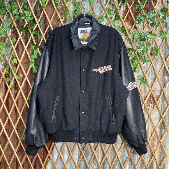 Vintage Y2K Carl Banks NBA AllStar game 00s letterman jacket - Picture 2 of 4